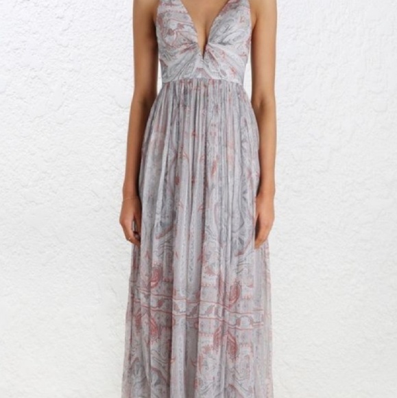 Zimmermann Dresses & Skirts - Zimmermann Arcadia plunge maxi dress